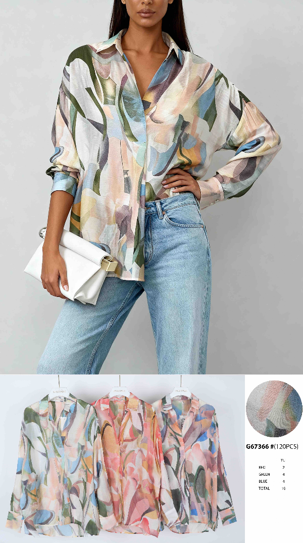 Koszule damska (Francja produkt) Roz Standard, Mix Kolor .Paczka 10 szt